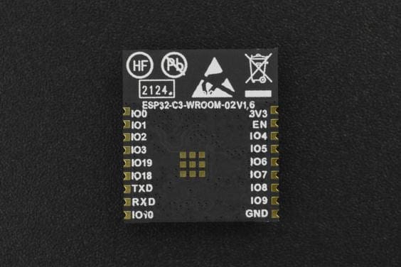 ESP32-C3-WROOM-02-N4 Module (PCB antenna) - The Pi Hut