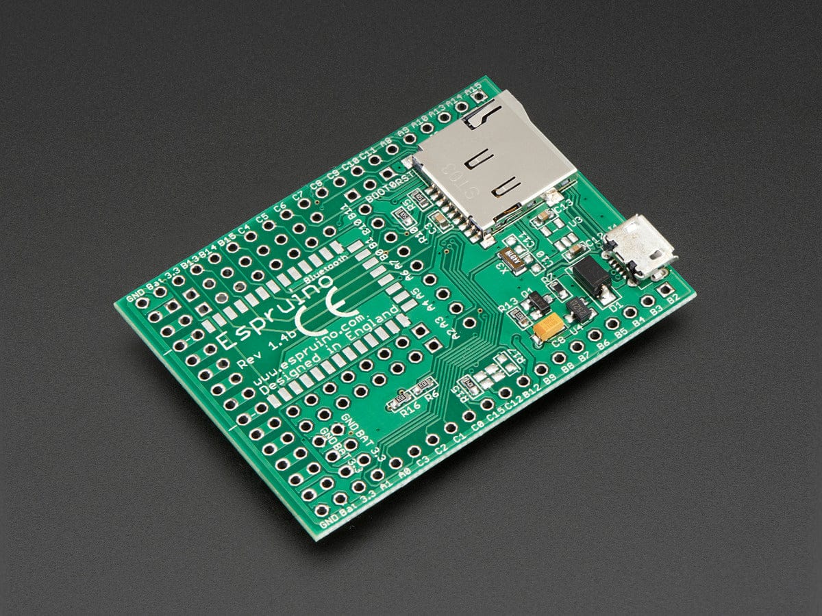 Espruino 1.4 - Open Source Javascript Microcontroller - The Pi Hut