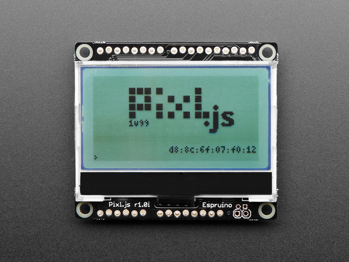 Espruino Pixl.js - Javascript Microcontroller with LCD - The Pi Hut