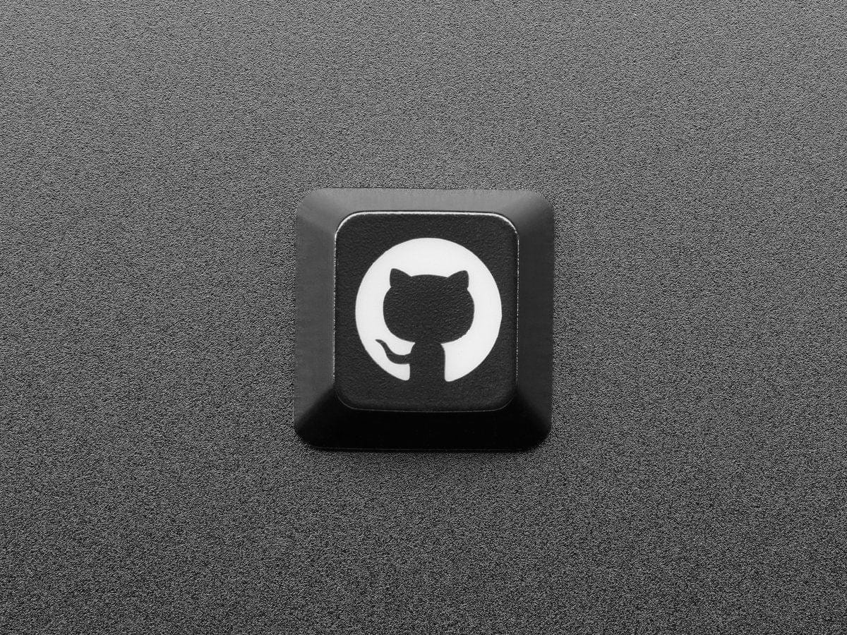 Etched Glow-Through Keycap with GitHub Octocat Logo (MX Compatible Switches) - The Pi Hut