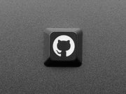 Etched Glow-Through Keycap with GitHub Octocat Logo (MX Compatible Switches) - The Pi Hut