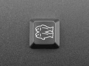 Etched Glow-Through Keycap with Glitch Logo (MX Compatible Switches) - The Pi Hut