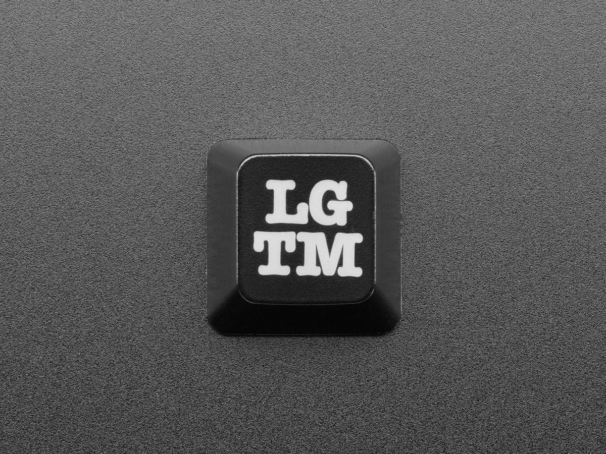 Etched Glow-Through Keycap with LGTM (Looks Good To Me) Acronym (MX Compatible Switches) - The Pi Hut