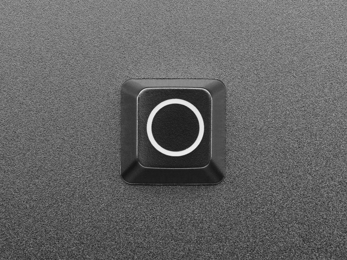 Etched Glow-Through Keycap - Zener ESP Circle Design (MX Compatible Switches) - The Pi Hut