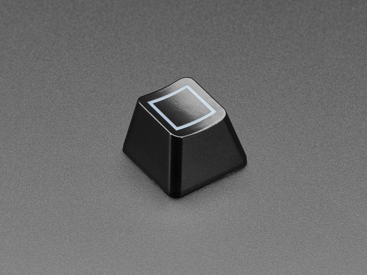 Etched Glow-Through Keycap - Zener ESP Square Design (MX Compatible Switches) - The Pi Hut