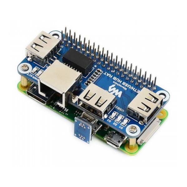 Ethernet and USB HUB HAT for Raspberry Pi - The Pi Hut