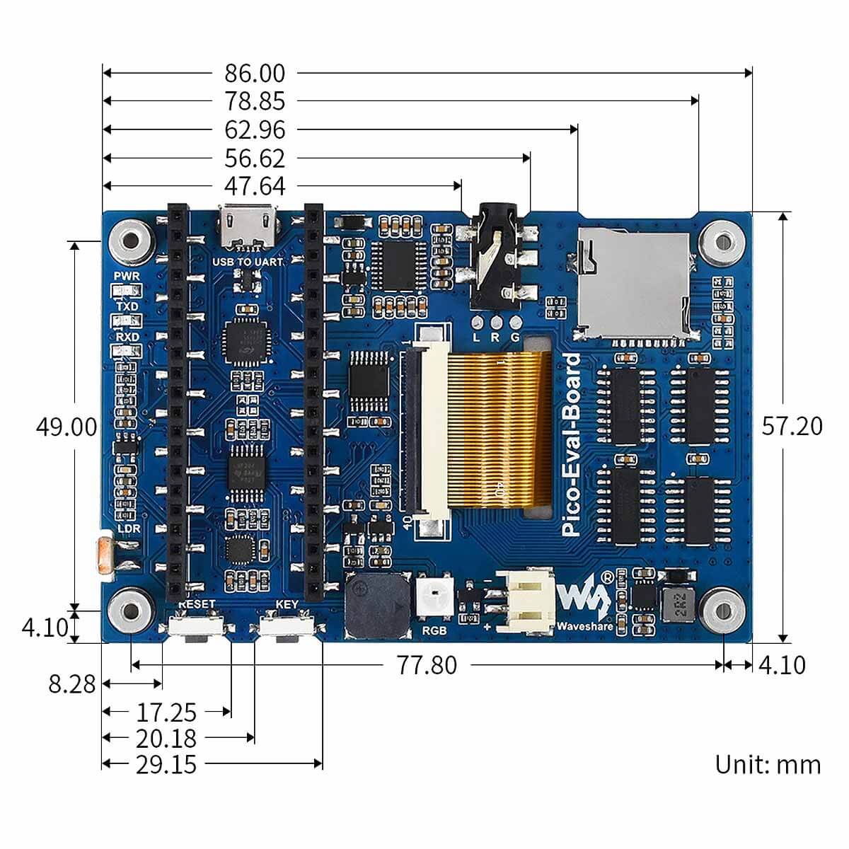 Evaluation Board for Raspberry Pi Pico - The Pi Hut