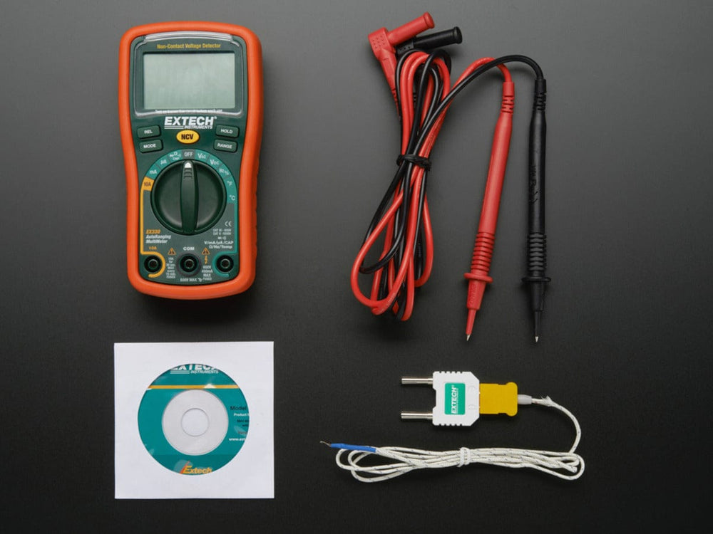 Extech EX330 12-function autoranging multimeter (EX330) [discontinued ...