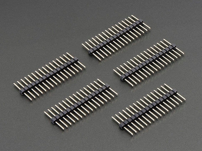 Extra-long break-away 0.1" 16-pin strip male header (5 pieces) - The Pi Hut