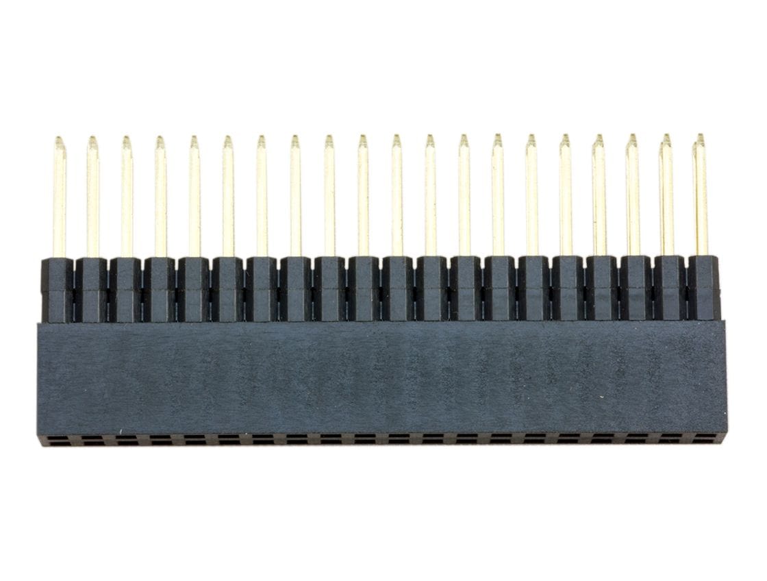 Extra-Tall Push-Fit Stacking GPIO Header for Raspberry Pi - Double Shroud - The Pi Hut