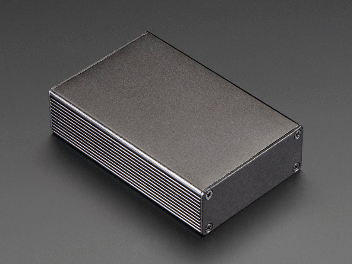 Extruded Aluminum Enclosure Box - 100mm x 67mm x 26mm - The Pi Hut