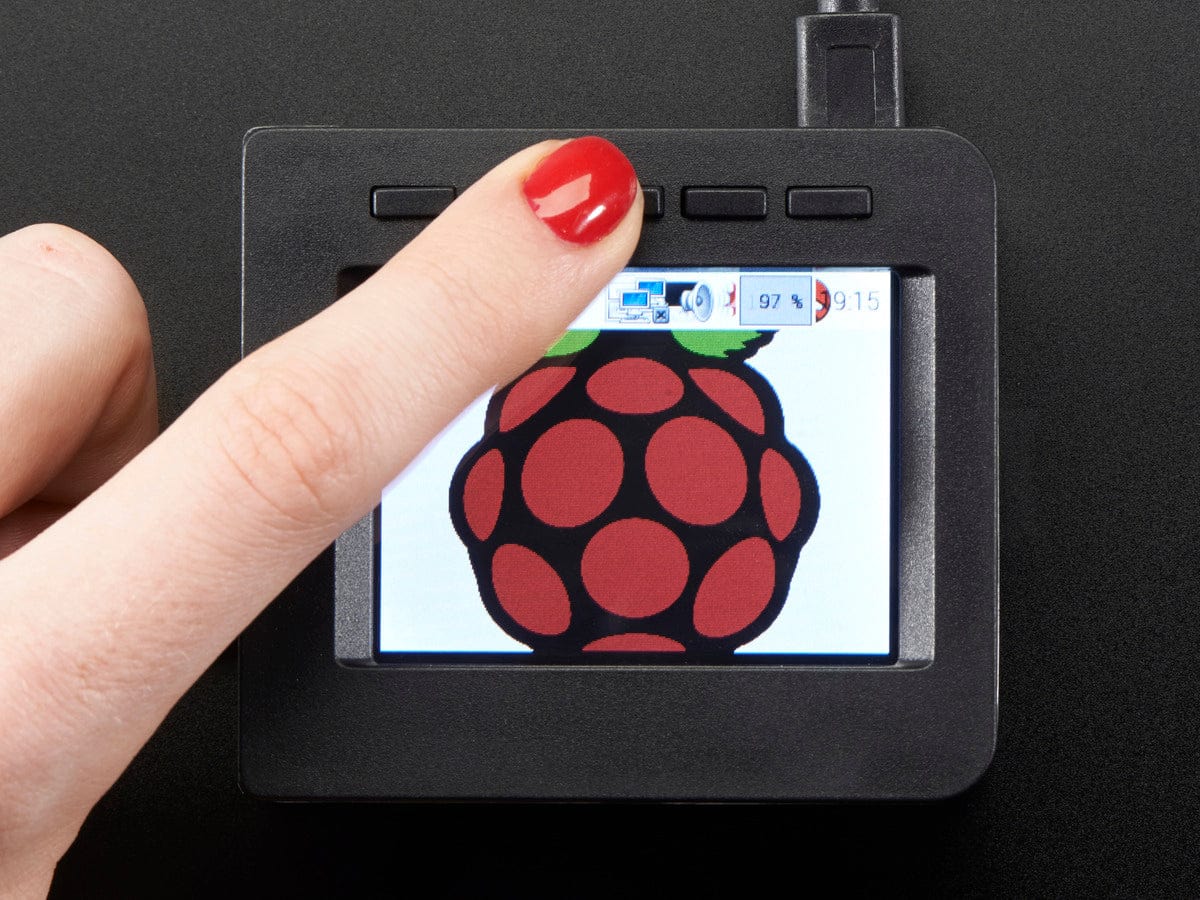 Faceplate and Buttons Pack for 2.4" PiTFT HAT - Raspberry Pi A+ - The Pi Hut