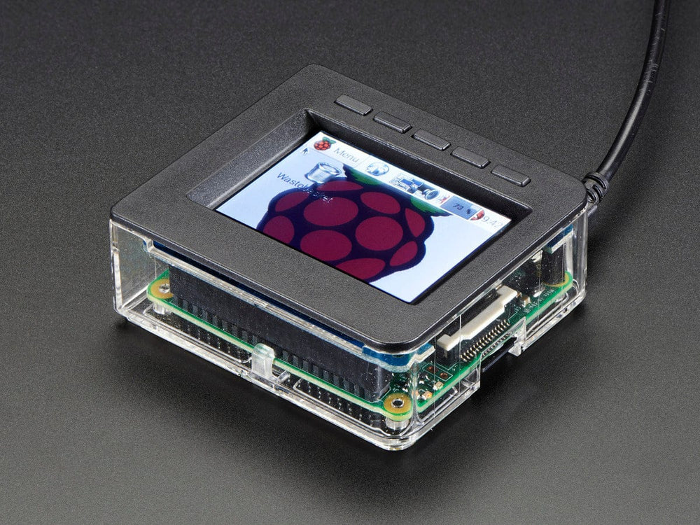 Faceplate and Buttons Pack for 2.4" PiTFT HAT - Raspberry Pi A+ - The Pi Hut