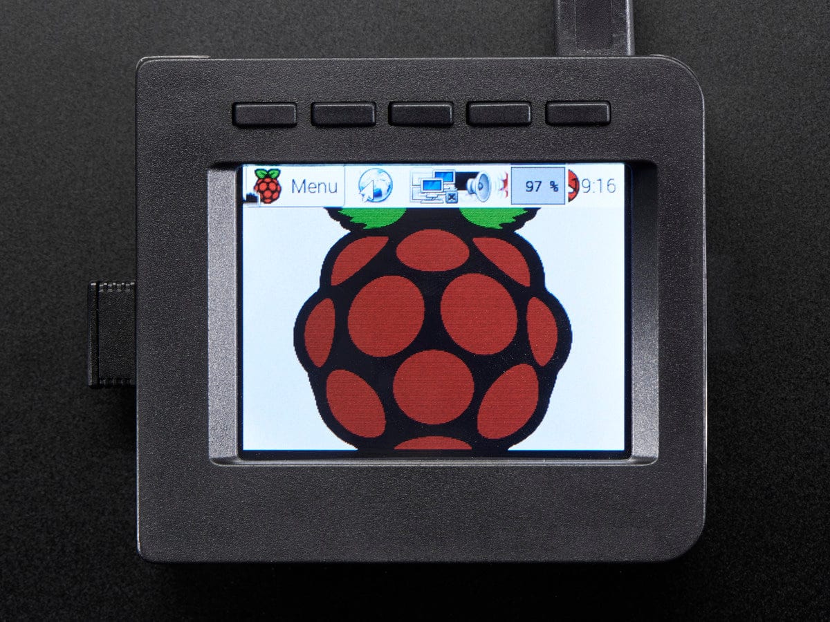 Faceplate and Buttons Pack for 2.4" PiTFT HAT - Raspberry Pi A+ - The Pi Hut