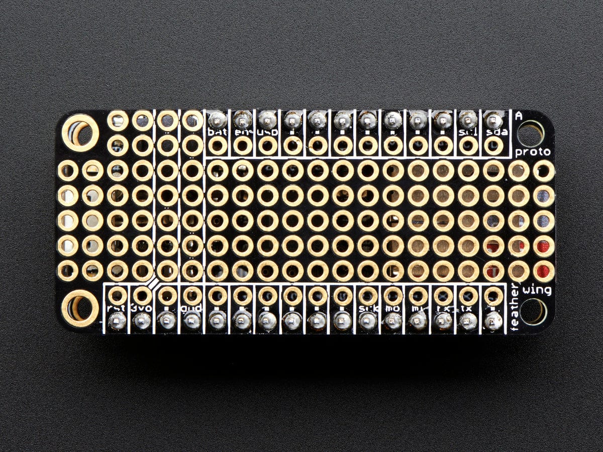 FeatherWing Proto - Prototyping Add-on For All Feather Boards - The Pi Hut