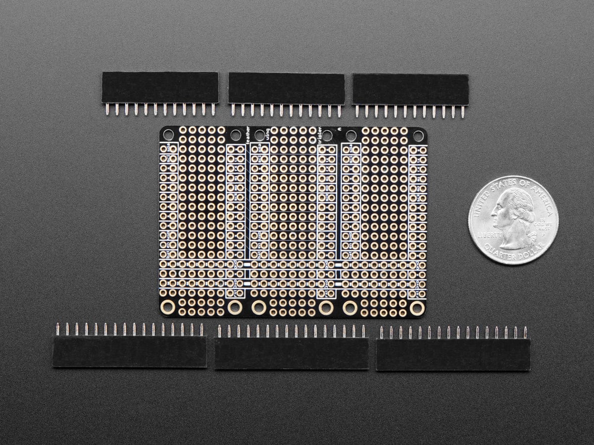 FeatherWing Tripler Mini Kit - Prototyping Add-on For Feathers - The Pi Hut