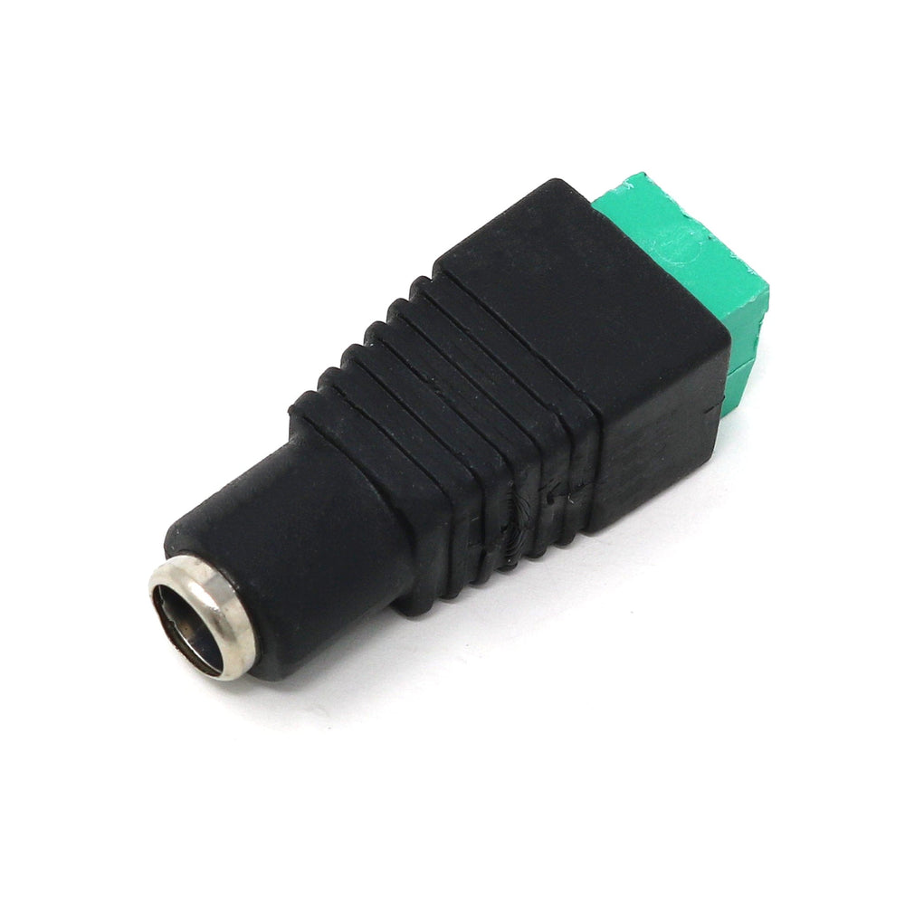 Female DC Power adapter - 2.1mm jack to screw terminal block - The Pi Hut