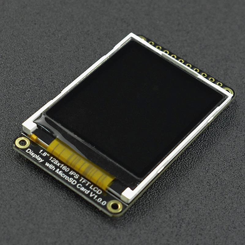 Fermion: 1.8" 128x160 IPS TFT LCD Display with MicroSD Slot - The Pi Hut