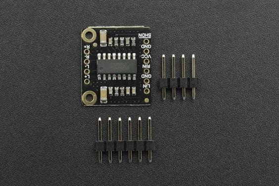 Fermion: 3W Mini Audio Stereo Amplifier - W2.54 (Breakout) - The Pi Hut