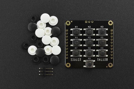 Fermion: ADKey Board -10 Keys (Breakout) - The Pi Hut