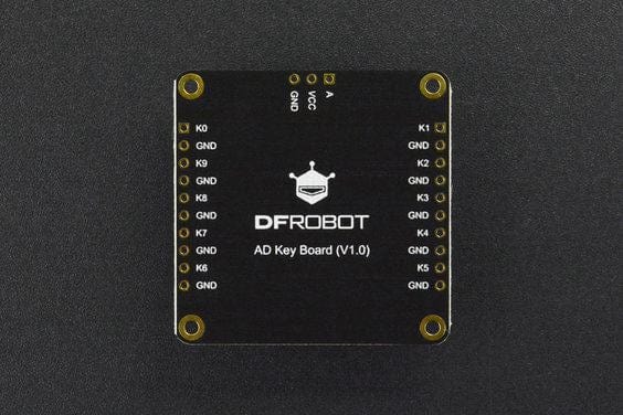 Fermion: ADKey Board -10 Keys (Breakout) - The Pi Hut