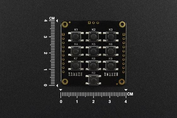 Fermion: ADKey Board -10 Keys (Breakout) - The Pi Hut