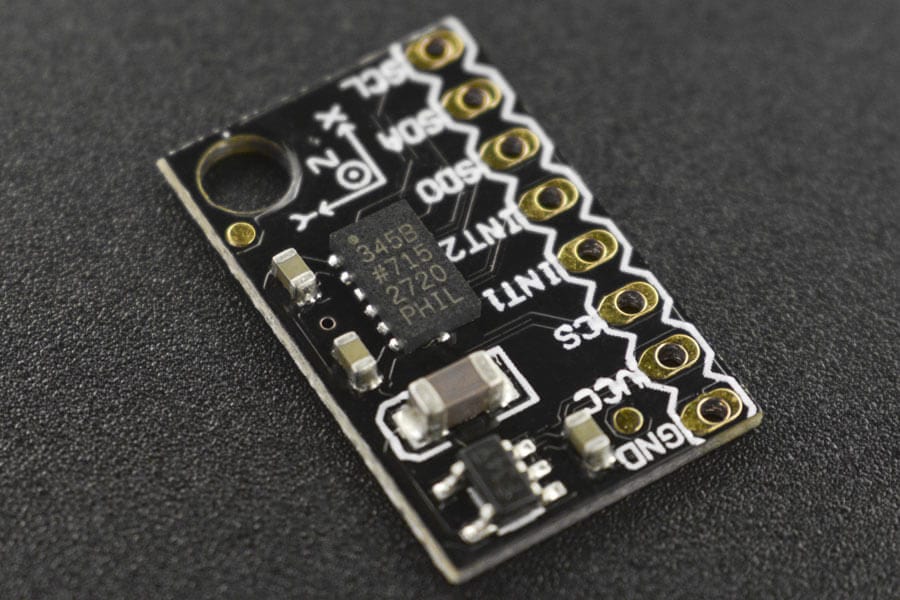 Fermion: ADXL345 Digital Triaxial Acceleration Sensor (Breakout) (±16g) - The Pi Hut