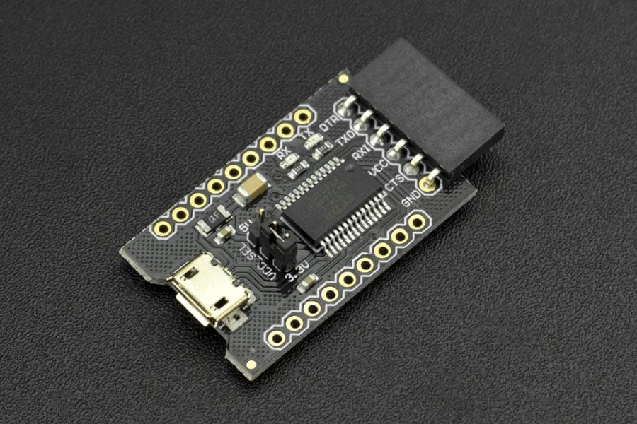 Fermion: FTDI Basic Breakout 3.3/5V (Arduino Compatible) - The Pi Hut