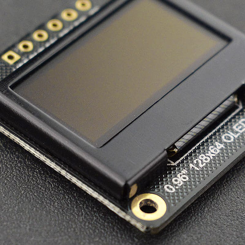 Fermion: Monochrome OLED Display with Chip Pad - DFRobot