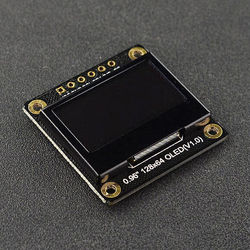 Fermion: Monochrome 0.96" 128x64 I2C/SPI OLED Display - The Pi Hut