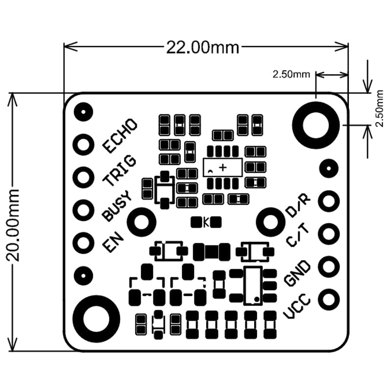 Fermion: URM13 Ultrasonic Sensor (15-900cm) - The Pi Hut