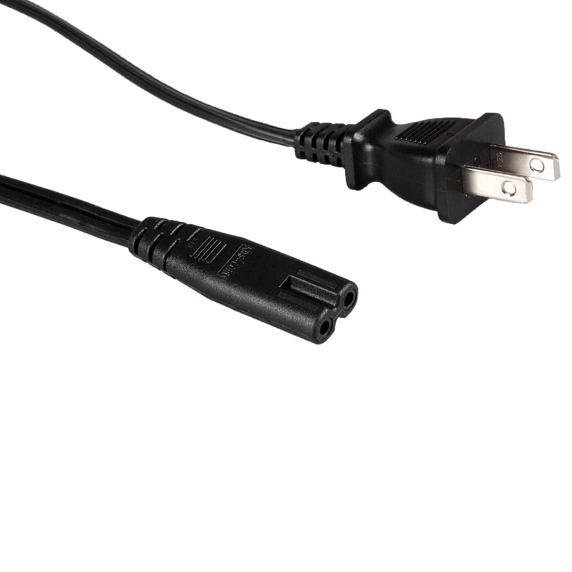 "Figure 8" Type Power Cable 2m - C7 (US) - The Pi Hut