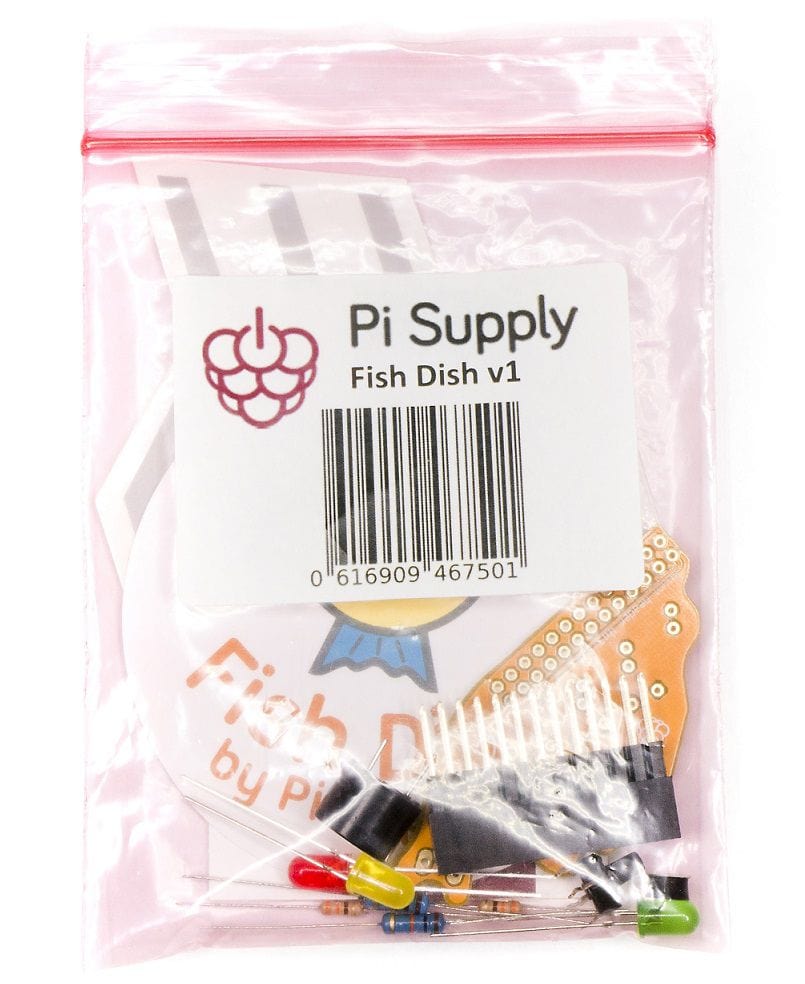 Fish Dish - GPIO LED Buzzer Board [Discontinued] - The Pi Hut