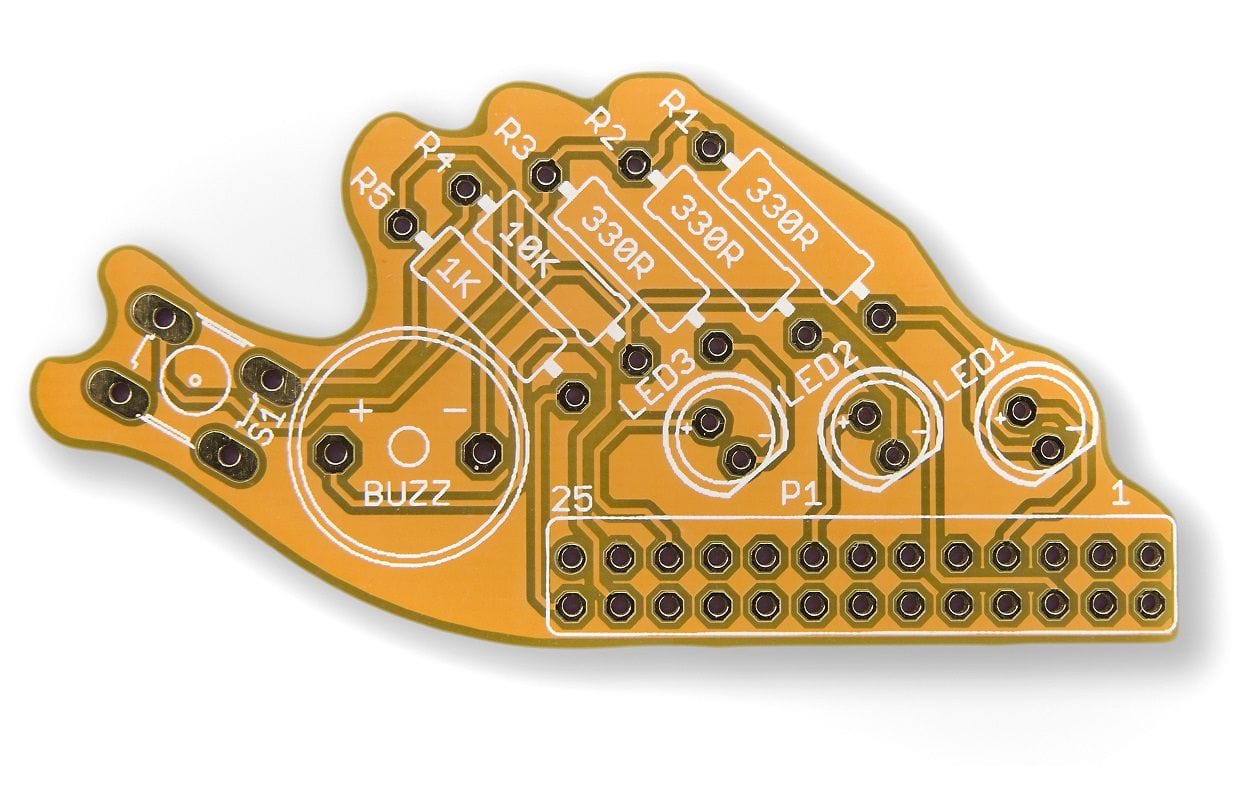 Fish Dish - GPIO LED Buzzer Board [Discontinued] - The Pi Hut