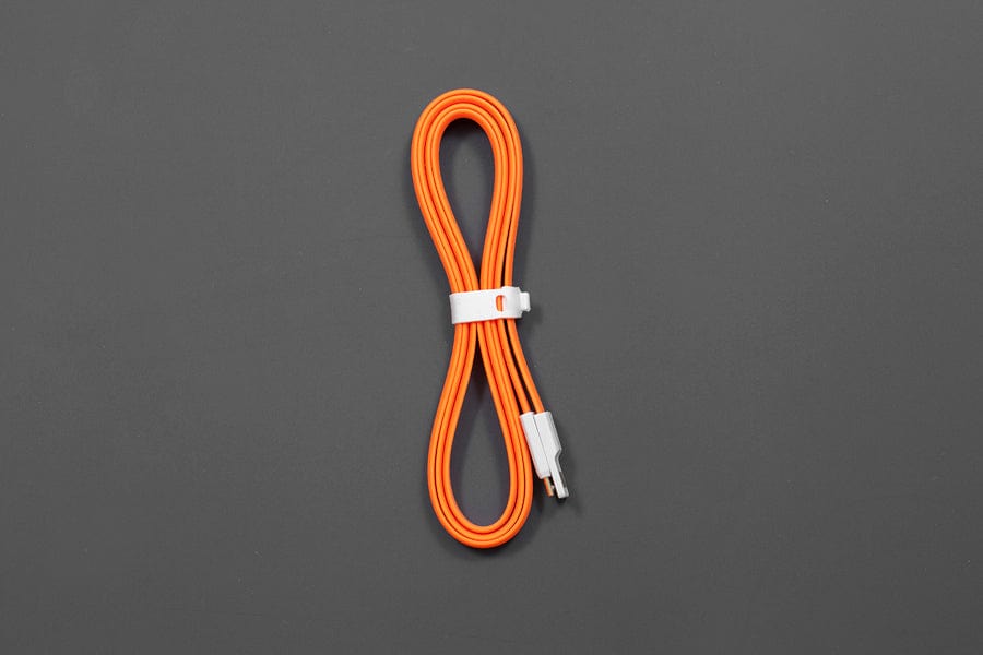 Flat Noodle Micro USB Cable 1.2m - The Pi Hut