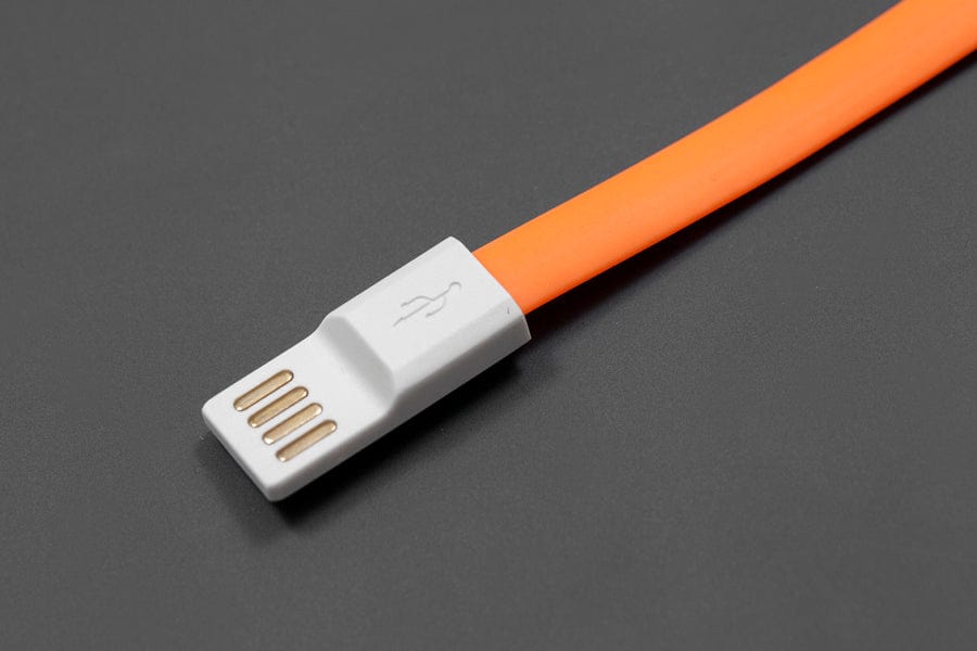 Flat Noodle Micro USB Cable 1.2m - The Pi Hut