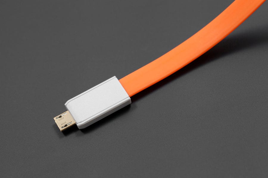 Flat Noodle Micro USB Cable 1.2m - The Pi Hut