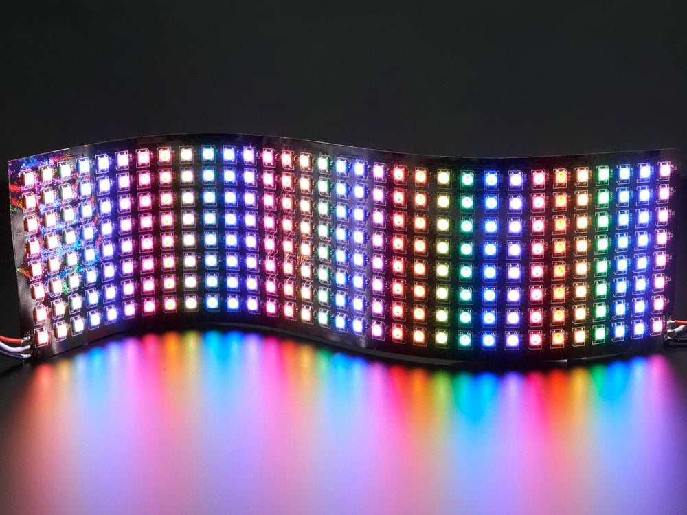 Flexible 8x32 NeoPixel RGB LED Matrix - The Pi Hut