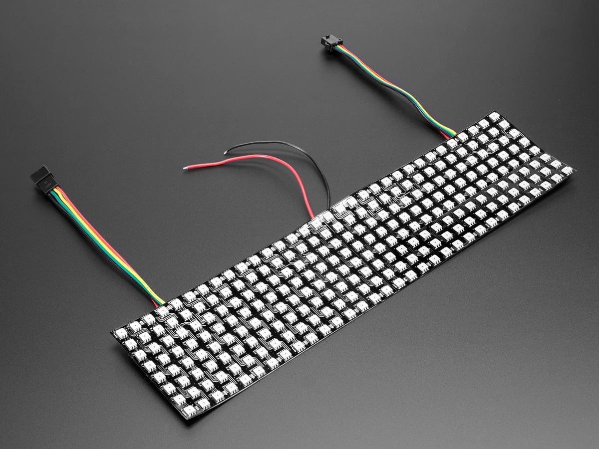 Flexible Adafruit DotStar Matrix 8x32 - 256 RGB LED Pixels - The Pi Hut