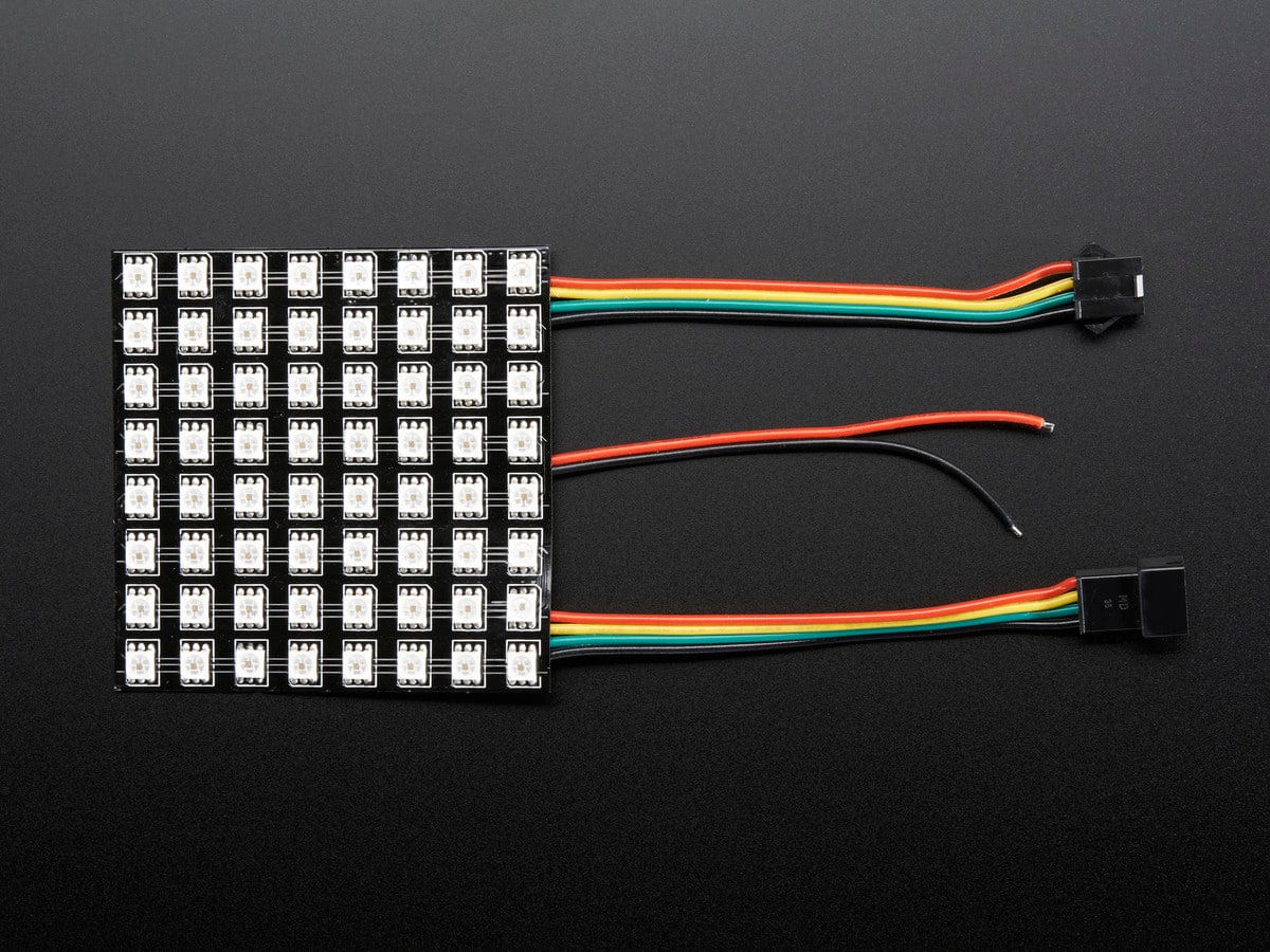 Flexible Adafruit DotStar Matrix 8x8 - 64 RGB LED Pixels - The Pi Hut