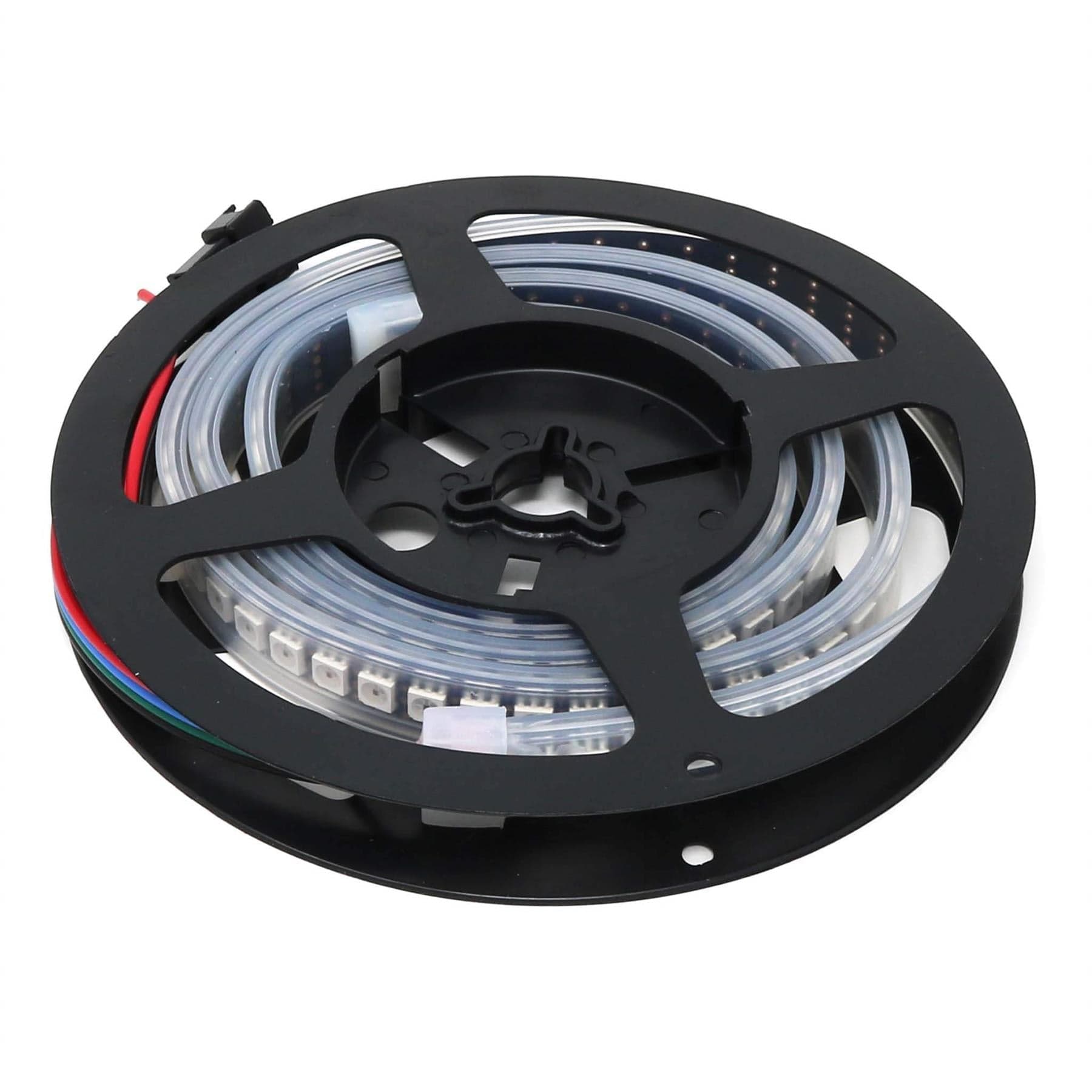 Flexible RGB LED Strip (DotStar/APA102/SK9822 Compatible) - 144 LED/Metre - The Pi Hut