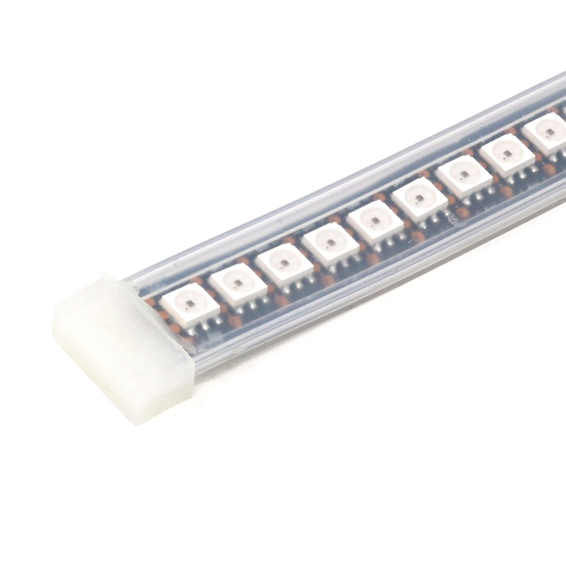 Flexible RGB LED Strip (DotStar/APA102/SK9822 Compatible) - 144 LED/Metre - The Pi Hut