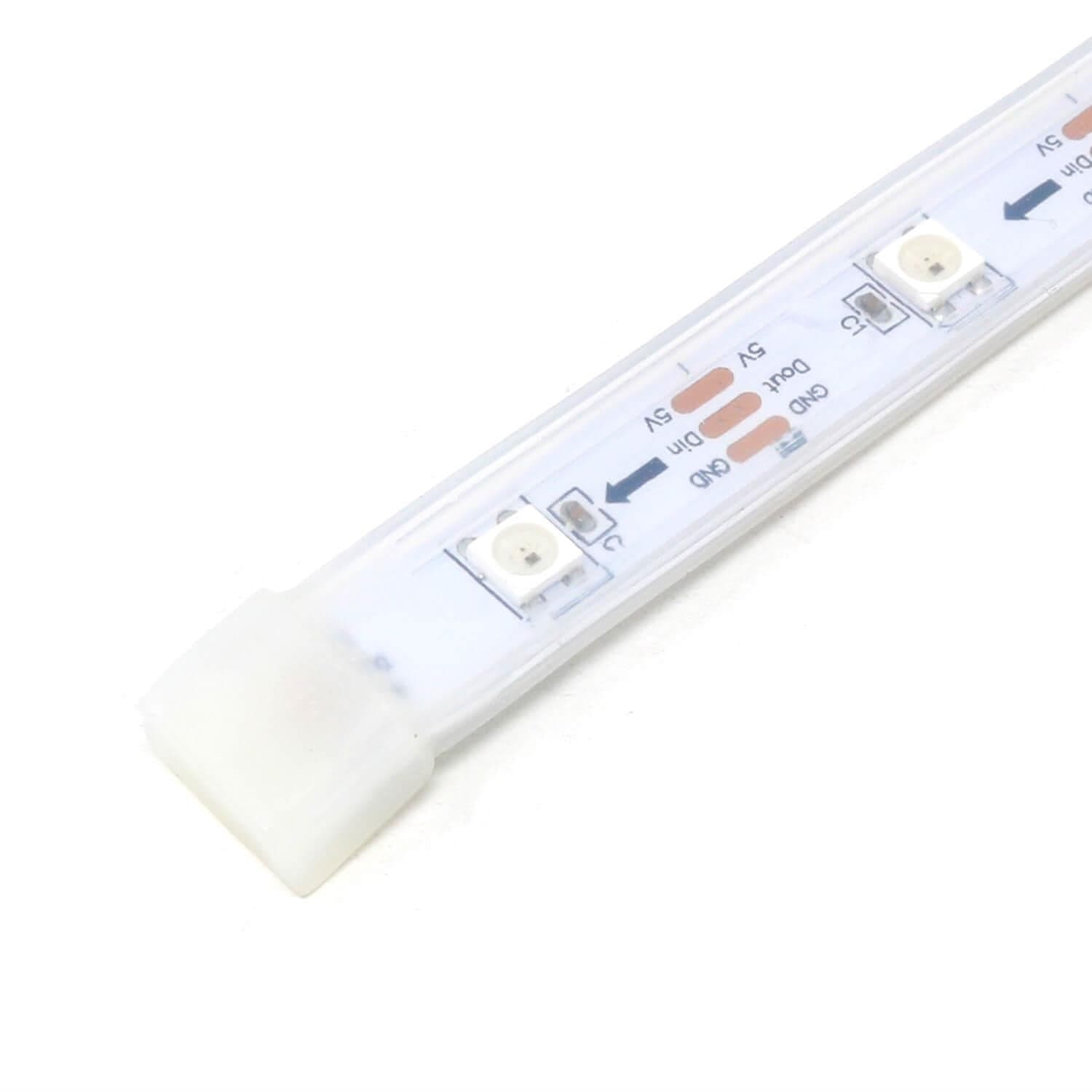 Flexible RGB LED Strip (NeoPixel/WS2812/SK6812 compatible) - 30 LED/Metre - The Pi Hut