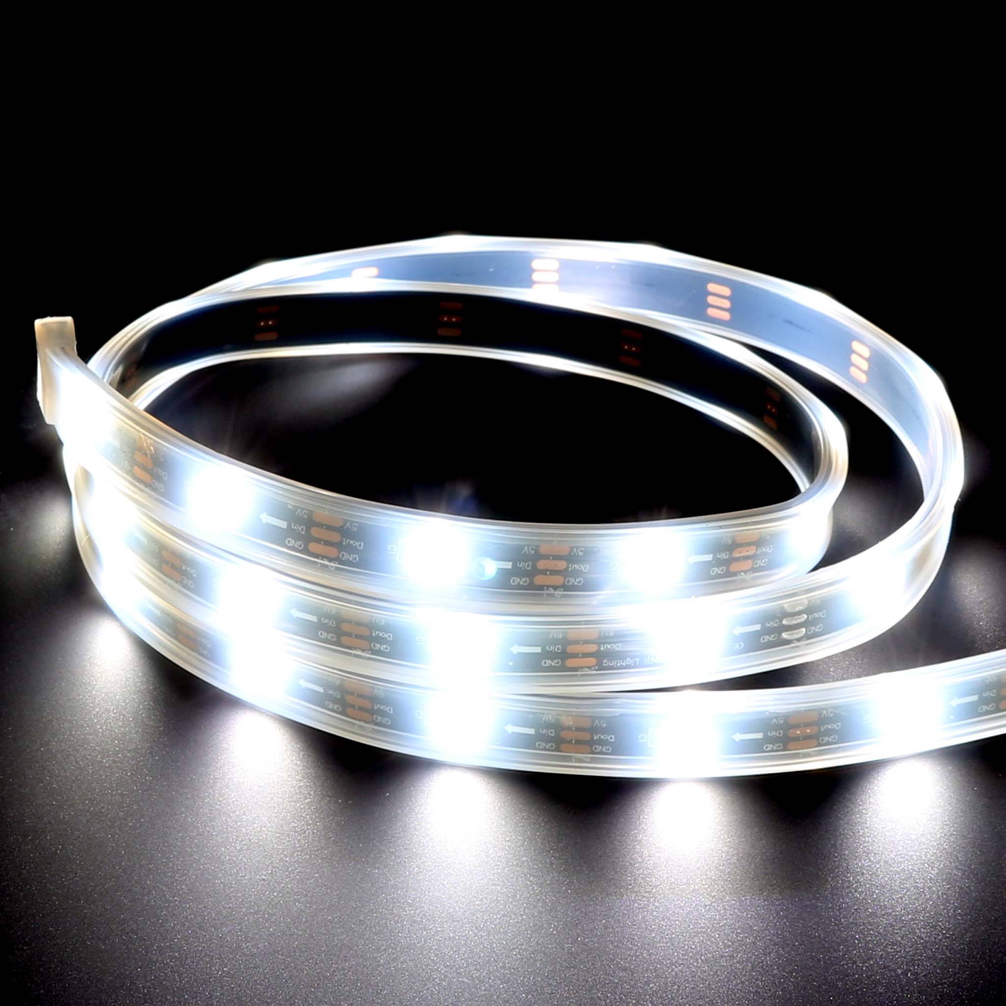 Flexible RGBW LED Strip (NeoPixel/WS2812/SK6812 compatible) - 30 LED/Metre - The Pi Hut