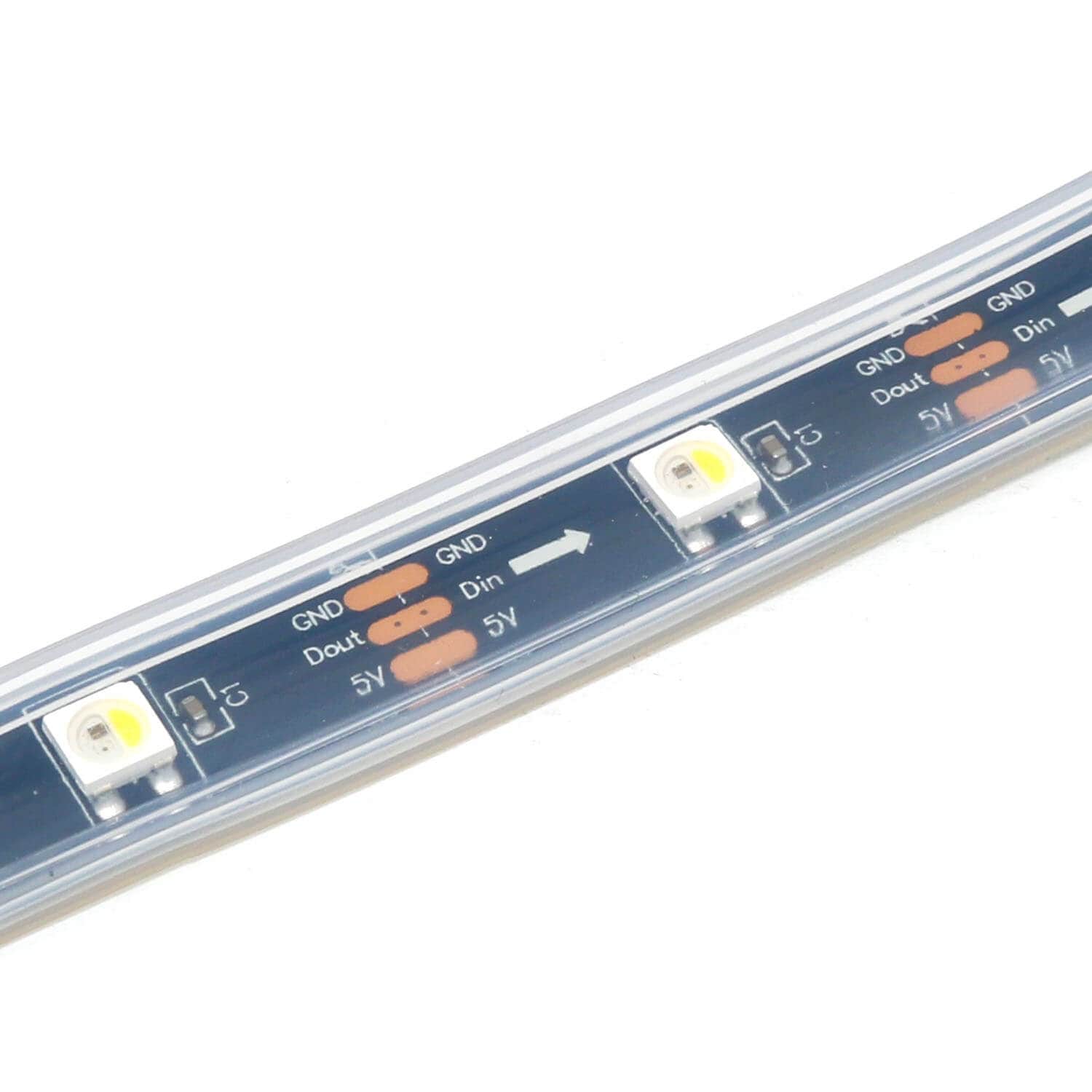 Flexible RGBW LED Strip (NeoPixel/WS2812/SK6812 compatible) - 30 LED/Metre - The Pi Hut