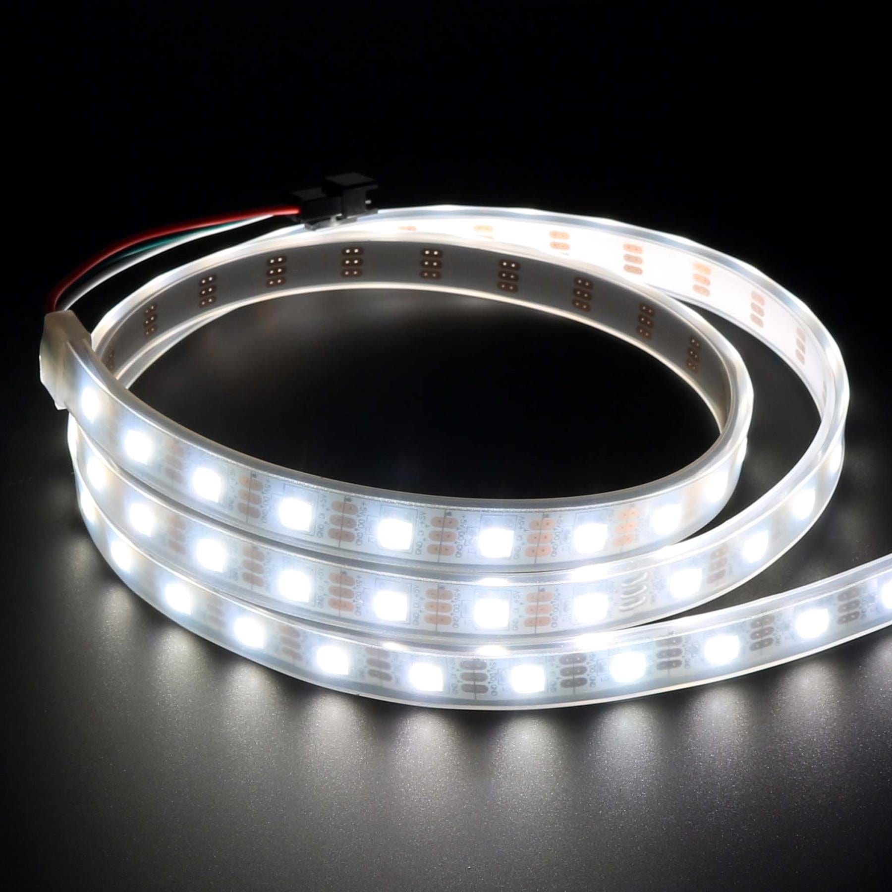 Flexible RGBW LED Strip (NeoPixel/WS2812/SK6812 compatible) - 60 LED/Metre - The Pi Hut