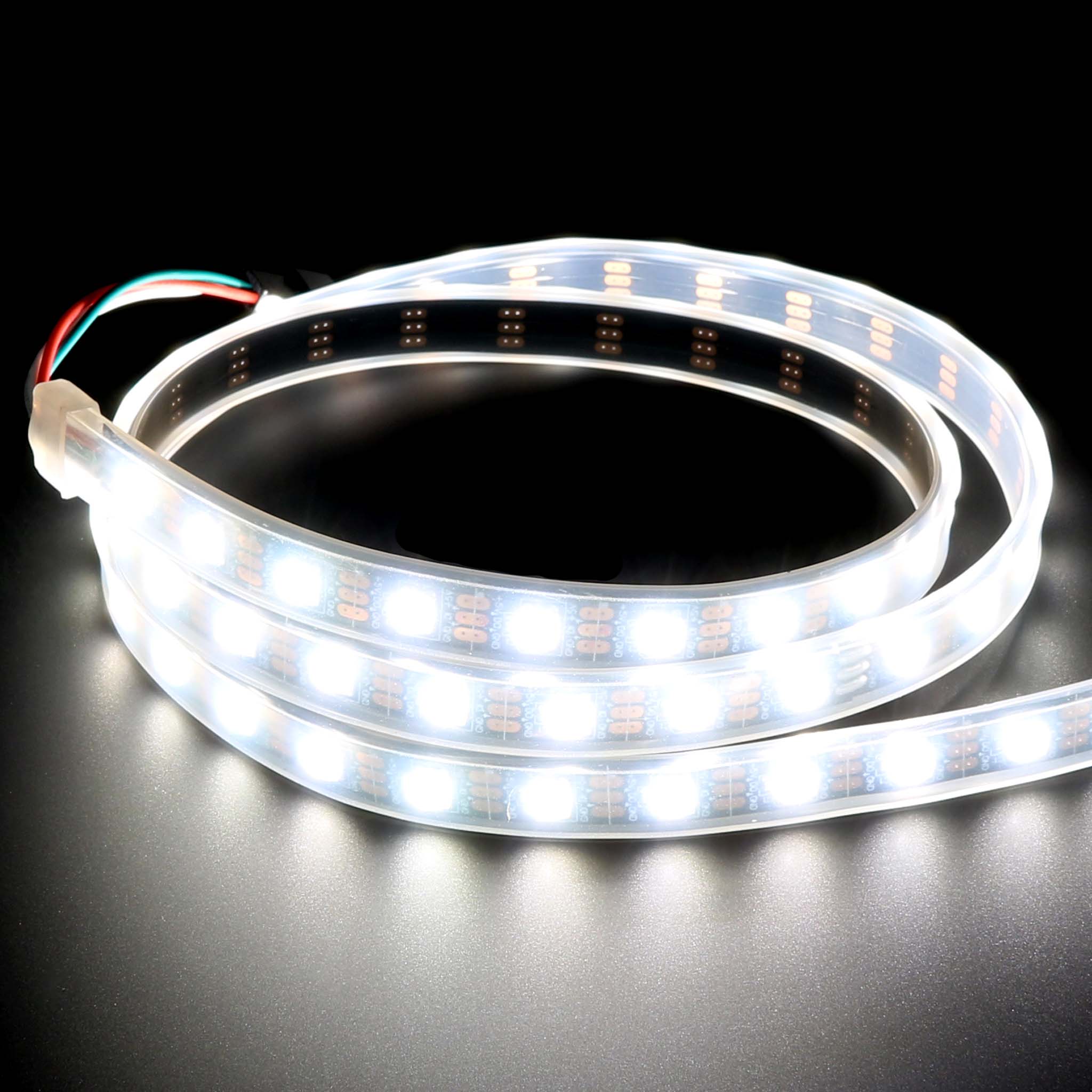 Flexible RGBW LED Strip (NeoPixel/WS2812/SK6812 compatible) - 60 LED/Metre - The Pi Hut