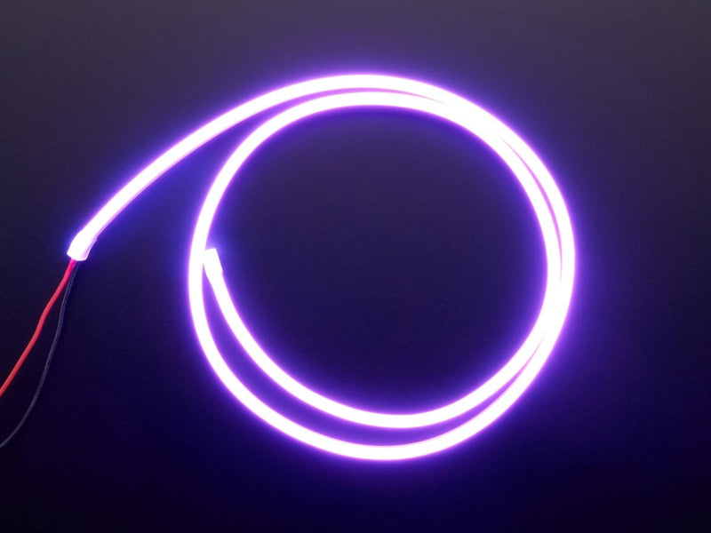 Flexible Silicone Neon-Like LED Strip - 1 Meter - Purple - The Pi Hut