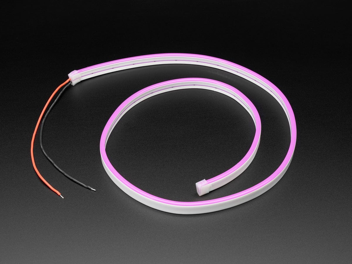 Flexible Silicone Neon-Like LED Strip - 1 Meter - Purple - The Pi Hut