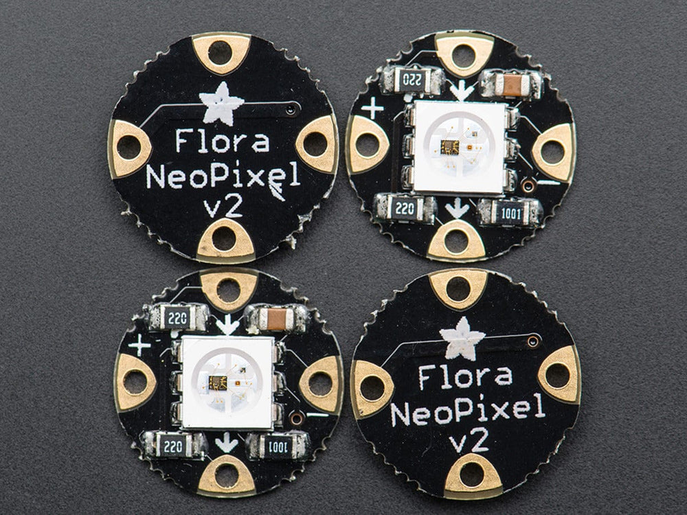 Flora RGB Smart NeoPixel version 2 - Pack of 4 - The Pi Hut
